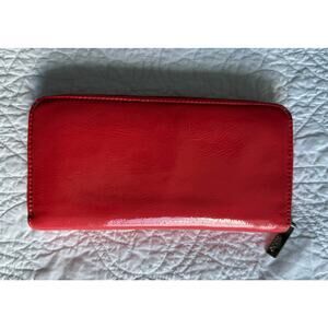 HOBO Patent Leather Long Zip Wallet